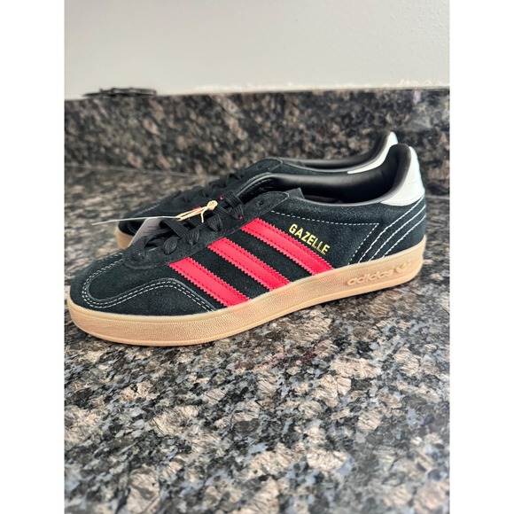adidas Other - Adidas Gazelle Indoor Core Black Better Scarlet Gum IH9653‎ Mens Sneakers 6